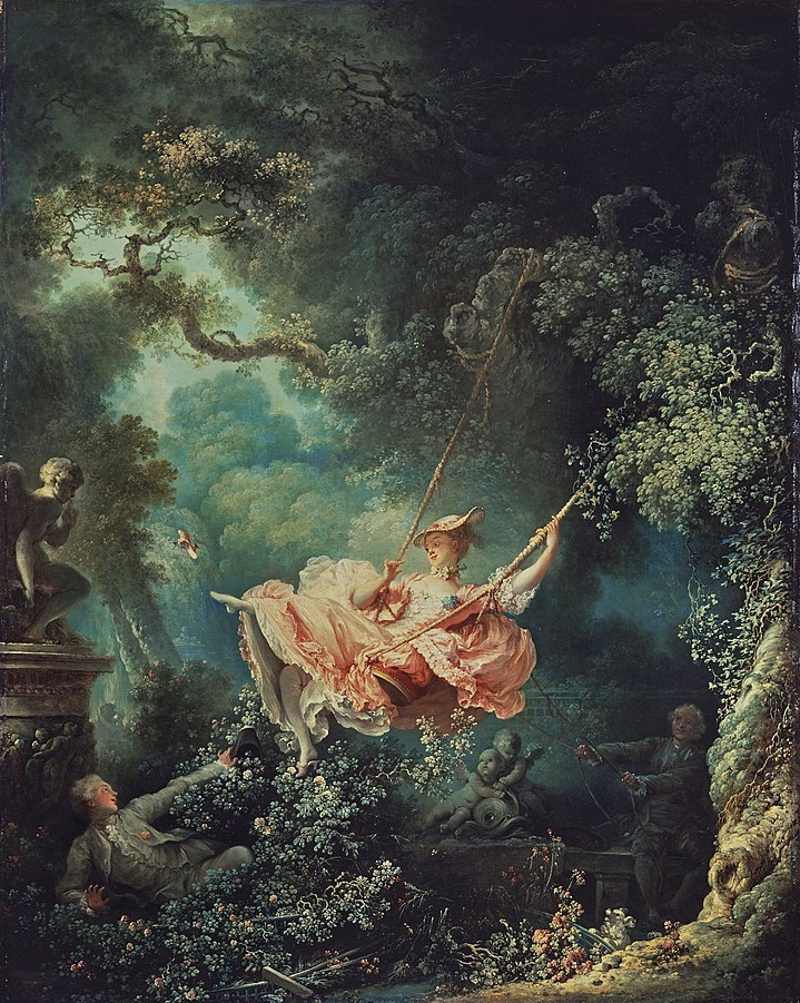 The Swing, Jean-Honoré Fragonard, 1767, Oil on Canvas, 81 x 64 cm, Wallace Collection, London